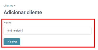 nome cliente